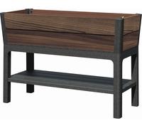 KETER DECO ELEVATED GARDEN BED Bac a fleurs, 113 x 47,5 x 79,8 cm, walnut 17213340