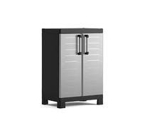 Keter Detroit Meuble bas gris clair - Compact, élégant et ultra heavy duty outdoor