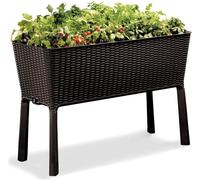KETER-Easy Growing plate-bande surélevée aspect rotin-brun-6087