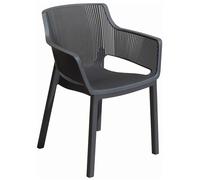 KETER ELISA Chaise de jardin, 57,7 x 62,5 x 79 cm, graphite 17209499