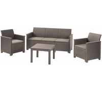 KETER ELODIE Ensemble de jardin 3 places, cappuccino/sable 17209489
