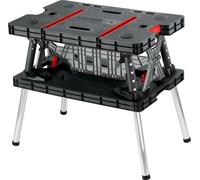 Keter 237005 Établi Pliant - Noir/rouge - Capacité De Charge : 450 Kg