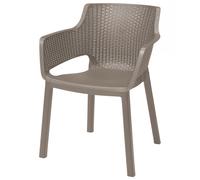 KETER EVA Chaise de jardin, 57,7 x 62,5 x 79 cm, cappuccino 17210109