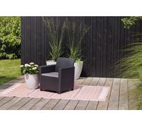 KETER Fauteuil de jardin MARIE duo set, graphite - 2pcs dans le paquet