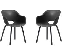 KETER Fauteuil Duo Noa 2 pièces Graphite 260029