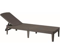 Keter Garden Lounger Chaise de plage pliante Beige