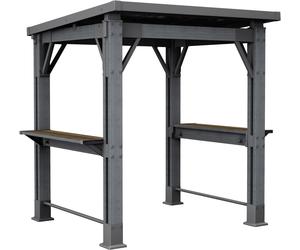 KETER GRILL GAZEBO Abri de barbecue, 247 x 200 x 238 cm, graphite 17213898