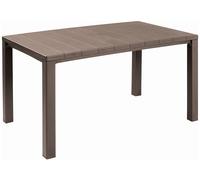 KETER JULIE Table de jardin, 147 x 90 x 74,5 cm, cappuccino 17209495