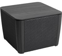 KETER LUZON PLUS Table d'appoint de jardin 57 x 57 x 43 cm, graphite 17208454