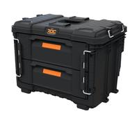 Keter Boîte à outils modulaire ROC PRO GEAR 2.0 – 2 tiroirs profonds, fermetures verrouillables