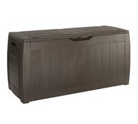 Keter Boîte de rangement Malle Hollywood Marron 270 L 117,5 x 45 x 57,3 cm
