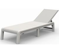 KETER MALLORCA Chaise longue, 187,5 x 58 x 29 cm, blanc 17213627
