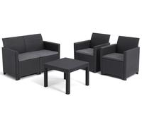KETER Marie Ensemble de meubles de jardin Graphite 252642