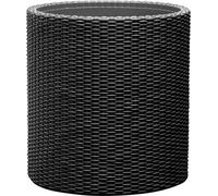KETER MEDIUM CYLINDER Pot, 36 x 36 x 37,3 cm, rotin, anthracite 17197835