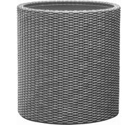KETER MEDIUM CYLINDER Pot, 36 x 36 x 37,3 cm, rotin, gris 17197835