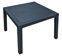 KETER MELODY QUARTED Table de jardin, 95 x 95 x 75 cm, graphite 17197992
