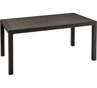 KETER MELODY Table de jardin, 160,5 x 94,5 x 74,5 cm, marron 17190205