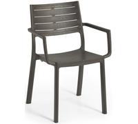 KETER METALINE Fauteuil en plastique, 60 x 53 x 81 cm, imitation métal bronze 17209787