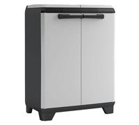 Keter Armoire de recyclage Split Premium 68 x 39 x 92 cm Gris/Noir
