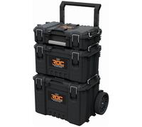 Keter 256982 ROC PRO Set de boîte à outils plastique noir