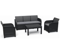 KETER ROSALIE Ensemble de jardin 5 places, graphite/gris 17210742