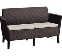 KETER SALEMO 2 Canapé, 133 x 67 x 76 cm, brun/beige 17209038