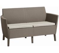 KETER SALEMO 2 Canapé, 133 x 67 x 76 cm, cappuccino/beige 17209038