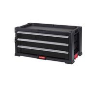 Keter Servante à outils Organiseur de 3 tiroirs 56x29x26 cm noir 17199302