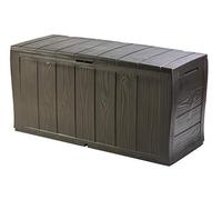 Keter - Bac de rangement pour balcon, Marron, 270l, étanche
