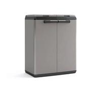 Keter Split Armoire de tri sélectif 2x110L PP extérieur - couvercle manuel