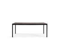 Keter Table à Manger de Jardin Signature Porto 160cm - Marron Aspect Noyer