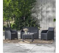 Keter Table de jardin Rosalie Gris graphite