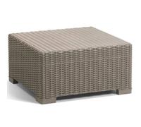 ALLIBERT CALIFORNIA Table de salon, 68 x 68 x 35 cm, cappuccino 17194146