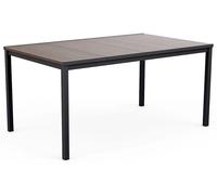Keter Table Signature Porto 160 cm frêne et acier noir