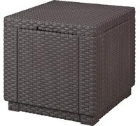 KETER Tabouret cube avec coussin, brun KETER 205766