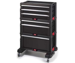 KETER TOOL CHEST Module servante 6 tiroirs 56,5x75x29cm noir 17201228