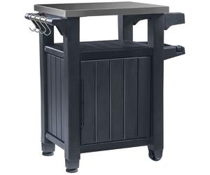 KETER UNITY 105L Table d'extérieur multifonctionnelle de barbecue, graphite 17202663