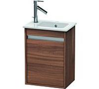 Duravit Meuble sous-lavabo suspendu Ketho KT6417R7979 40×55×28,5 cm 1 porte droite Noyer naturel