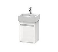 Ketho Duravit vasque KT6630R2222 40x32x55cm, suspendu, porte à droite, blanc brillant