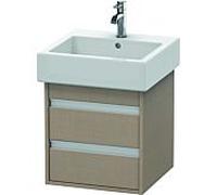 Duravit Bâti-support lavabo suspendu Ketho KT663507575 450x480x440 mm 2 tiroirs Décor en lin