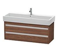 Ketho Duravit vasque KT663902121 115 x 44 cm, noyer foncé, 2 tiroirs, suspendu