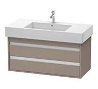 Ketho Duravit vasque KT664104343 100 x 45,5 cm, basalte mat, 2 tiroirs, suspendu