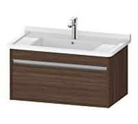 Duravit Meuble sous lavabo Ketho KT666402121 - 800x410x455 mm, 1 tiroir, décor noyer foncé