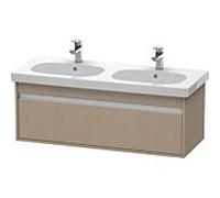 Duravit Meuble sous-lavabo suspendu Ketho KT666907575 1150x410x455 mm 1 tiroir Décor lin pour D‑Code