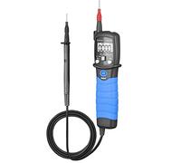 Kethvoz Testeur de Tension Multimètre Numérique Stylo, Voltmètre 600V double pôles Mesure AC/DC Tension TRMS 6000 Comptages Ohmmètre Testeur Continuité avec Buzzer, Capacitance Diode Tester 38C