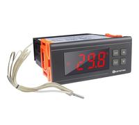 KETOTEK Regulateur de temperature 30℃~300℃ avec sonde, Contrôleur de Thermostat Numerique 220V 30A Relais Incubateur Chauffage Refroidissement