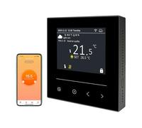 KETOTEK Smart Thermostat pour Chaudiere Gaz/Chauffage au Sol Eau, Thermostat D'ambiance sans Fil 3A, Programmable Chronothermostat Compatible avec Alexa, Smart Life/Tuya App
