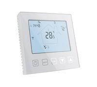 KETOTEK Thermostat Connecté WiFi Chaudiere 220V 3A Compatible avec Alexa | Thermostat d'ambiance pour Chaudiere Programmable, Contrôle de Tuya/Smart Life App, Blanc, Contact Sec