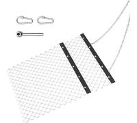 Kettenegge 1,2 x 0,9 m - Disque rotatif pour ATV/UTV et tracteurs tondeuses - Accessoire de traction pour tracteur - Pour niveler le sol et la pelouse - Idéal pour le jardin, la pelouse et les champs