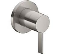 Keuco 59551059501 Mitigeur de douche à encastrer, rond, nickel brossé